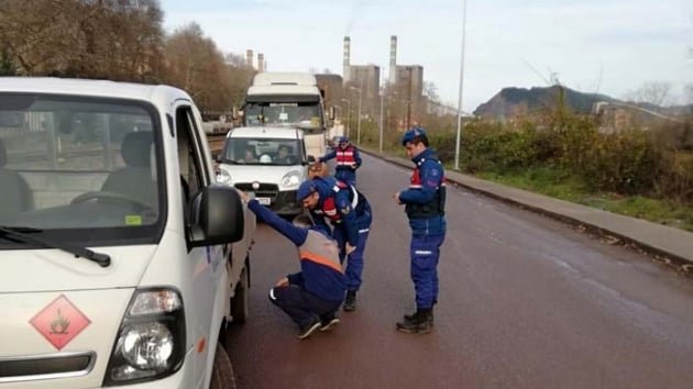 Jandarmadan k lastii denetimi 