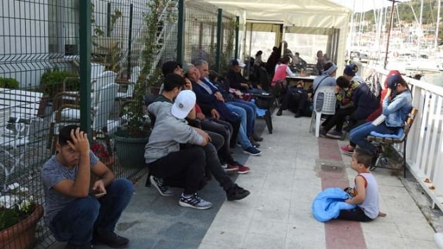 zmir'de 62 dzensiz gmen yakaland