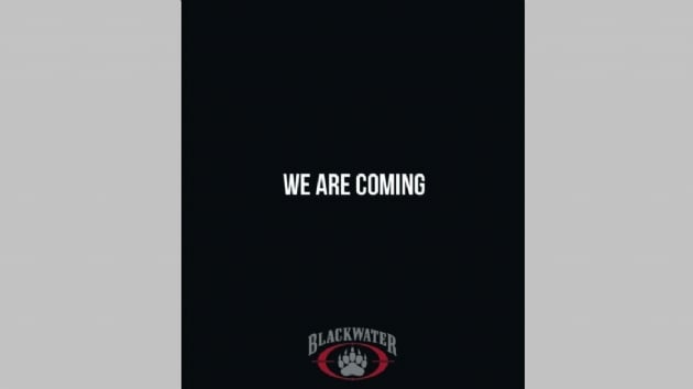 Blackwater dergiye ilan verdi: Geliyoruz