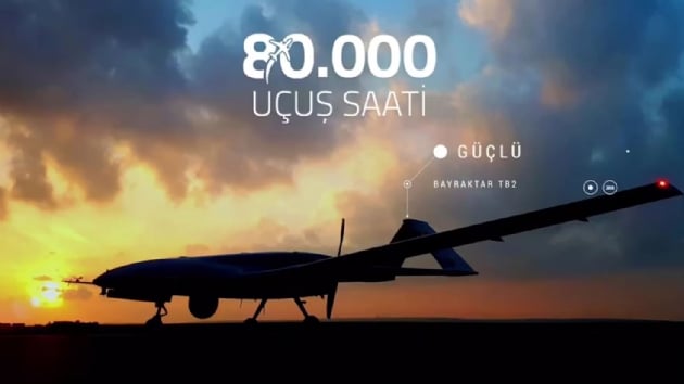 Bayraktar 80 bin saattir nbette