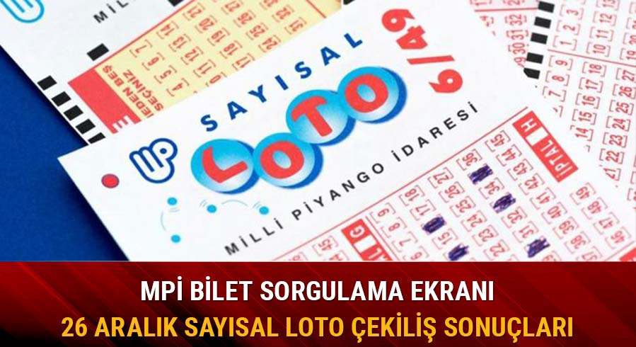 Say�sal Loto sonu�lar� �ekil�i sonu�lar�