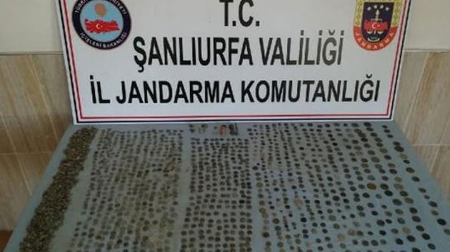 anlurfa'da 130 sikke ele geirildi