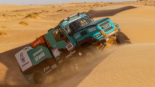 Goodyear kamyon lastikleri, Perunun kumlu yollarnda mcadele edecek