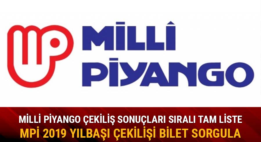 Milli Piyango bilet sorgulam� s�ral� tam listesi