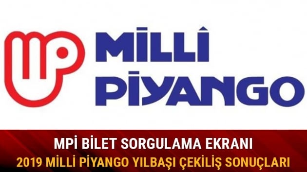 Ylba Milli Piyango 2019 MP bilet sorgulama
