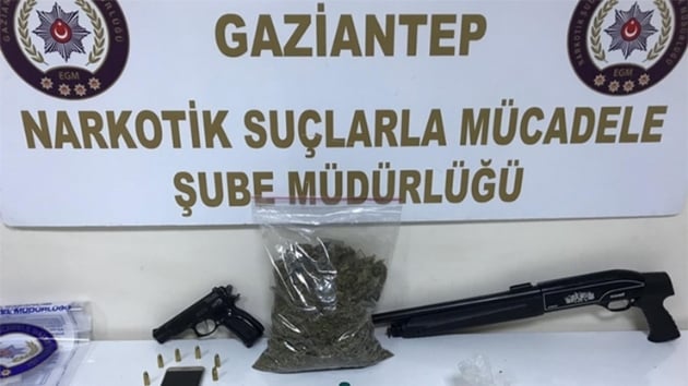 Gaziantep'te uyuturucu operasyonu: 10 gzalt