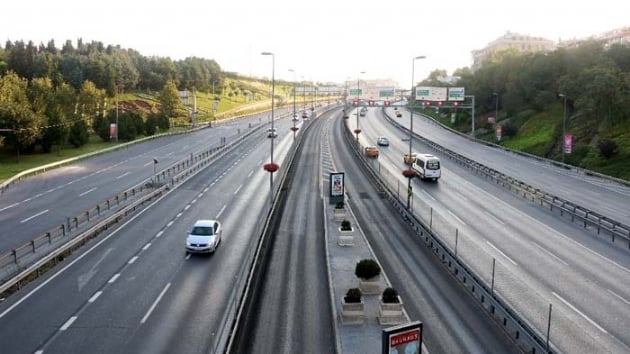 stanbul'da trafik younluu yzde 1