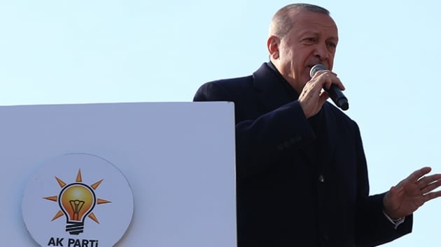 Bakan Erdoan: Devletimize illetleri dokundurtmayacaz