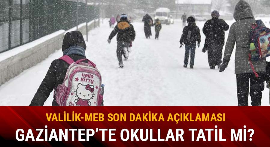3 Ocak'ta Gaziantep'te okullar tatil mi?