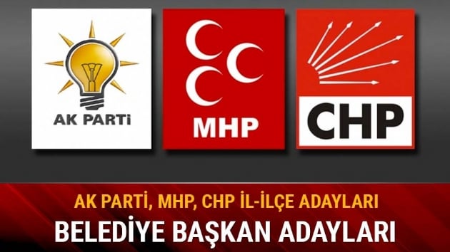 te aklanan belediye bakan adaylar