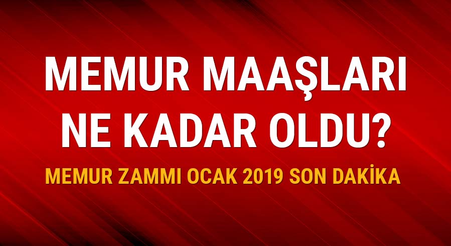 Memur zamm� i�in oran belli oldu