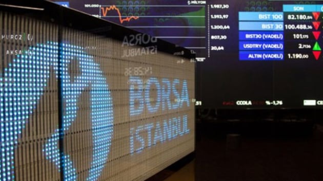 BIST 100 endeksi,  yzde 0,55 azalla 88.375,86 puana geriledi