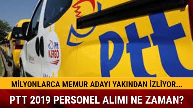 PTT zrhl aralar iin bin 100 personel alacak