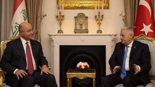TBMM Bakan Yldrm, Irak Cumhurbakan Salih ile grt