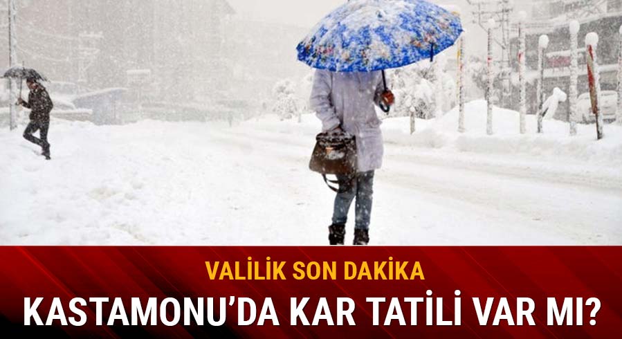9 Ocak'ta Kastamonu'da okullar tatil mi?
