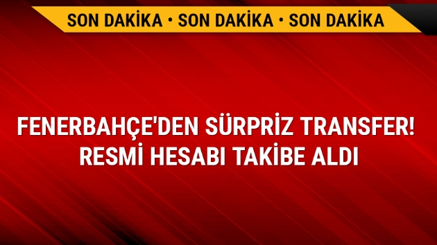 8 Ocak Fenerbahe son dakika transfer haberleri nl isim Fenerbahe yolunda