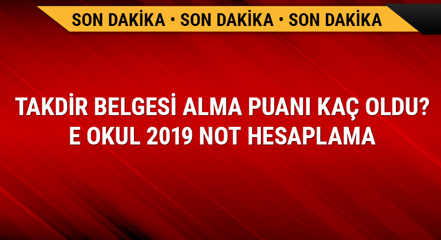 2019 e okul VBS giri� karne notu not hesaplama 