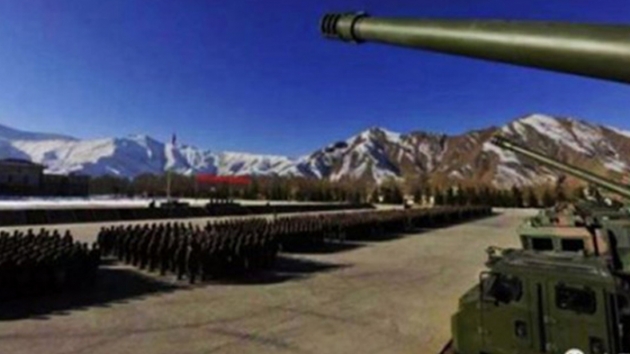 in ordusu Tibet Komutanl iin araca monteli obs ald