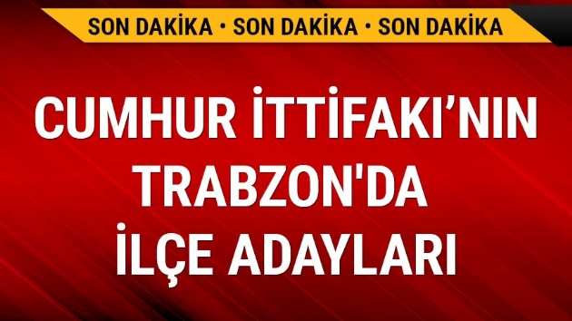 Ak Parti MHP Trabzon belediye bakan adaylar akland