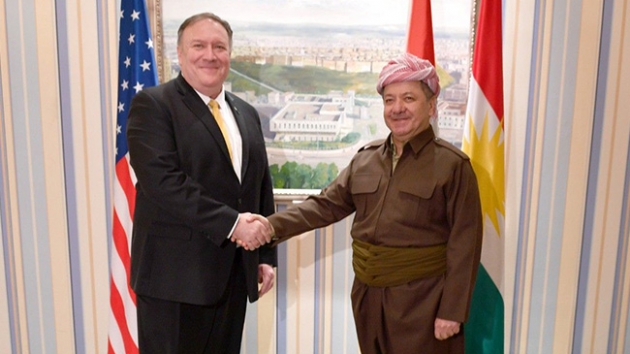 ABD Dileri Bakan Pompeo, Barzani ile grt