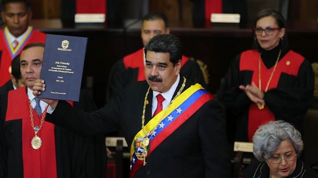 Venezuela'da Maduro devlet bakanl iin yemin etti