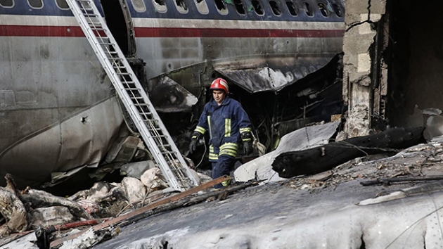 ran: Fetih Havaalan'nda yaanan kaza sonucunda 1 kii hari tm mrettebat hayatn kaybetti