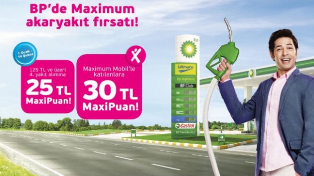 BP  Maximum Kart ortakl kazandryor!
