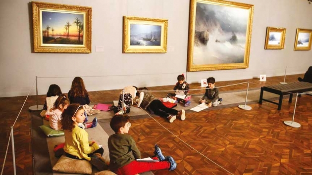 Ayvazovski tablolarna kar resim keyfi