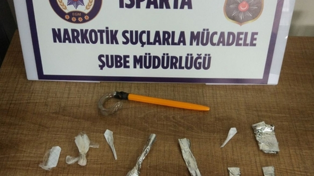 Isparta'da uyuturucu operasyonu: 2 tutuklama