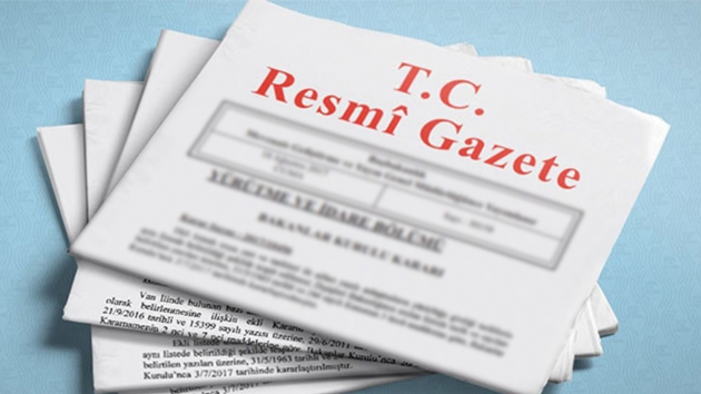 Cumhurbakanl ve iki Bakanla ilikin atama kararlar Resmi Gazete'de yaymland