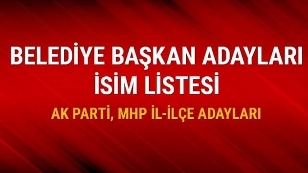AK Parti Samsun ile adaylar akland