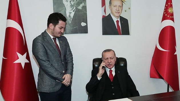 Cumhurbakan Erdoan, bir gen iin telefonda kz istedi