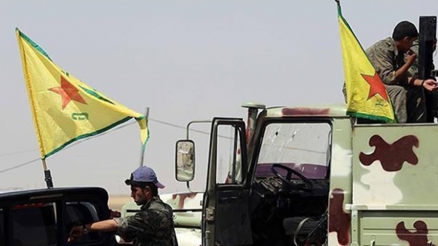 Terr rgt YPG/PKK Suriye'nin kuzeydousunda sivil halk Trkiye aleyhine gsteri dzenlemeye zorlad