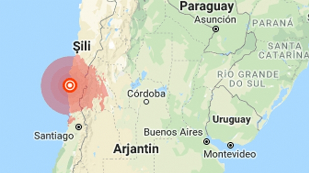 ilinin Coquimbo ehrinde 6.7 byklnde deprem  