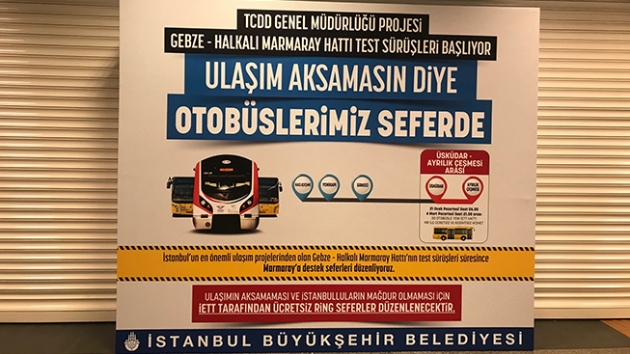 Marmaray'da Ayrlk emesi stasyonu geici olarak kapatld
