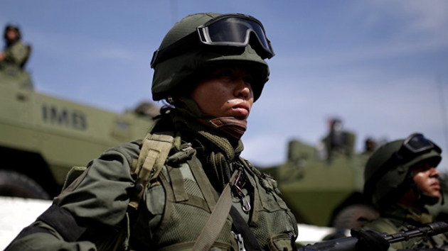 Venezuelada isyanc askerler yakaland