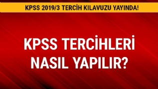 2019/3 KPSS tercih klavuzu yaynland