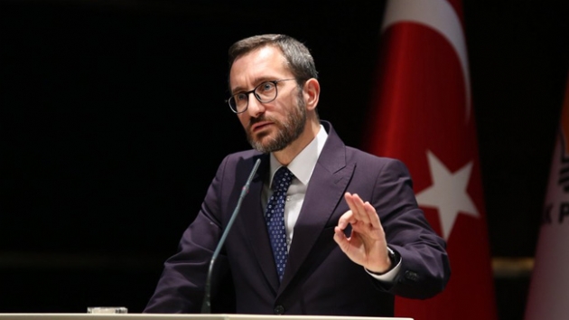 Cumhurbakanl letiim Bakan Altun: Trkiye, Suriye'de sadece terrn tm trleriyle mcadele etmiyor