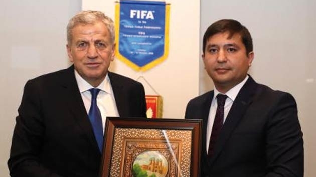 zbekistan Futbol Federasyonu'ndan TFF'ye ziyaret