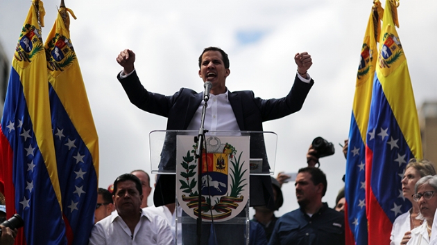 Venezuela'da Guaido'nun 'geici devlet bakanln'' ABD olmak zere blgede birok lke resmi olarak tand