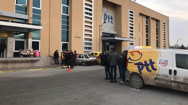 Konya'da PTT merkezinde patlama meydana geldi