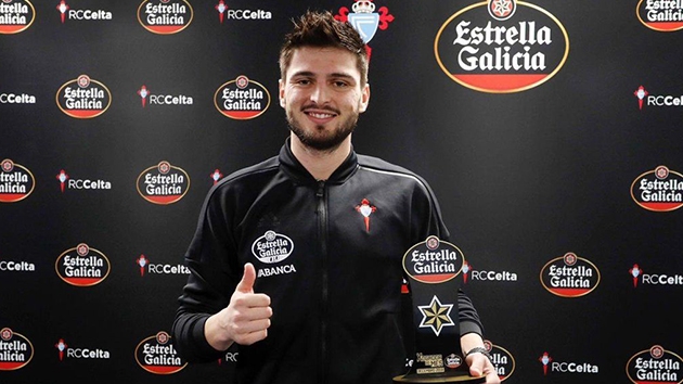 Celta Vigo'da Okay Yokulu, Aralk aynn en iyi oyuncusu seildi