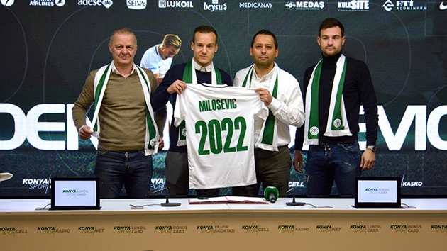 Skubic ve Milosevic 3 yl daha Atiker Konyaspor'da