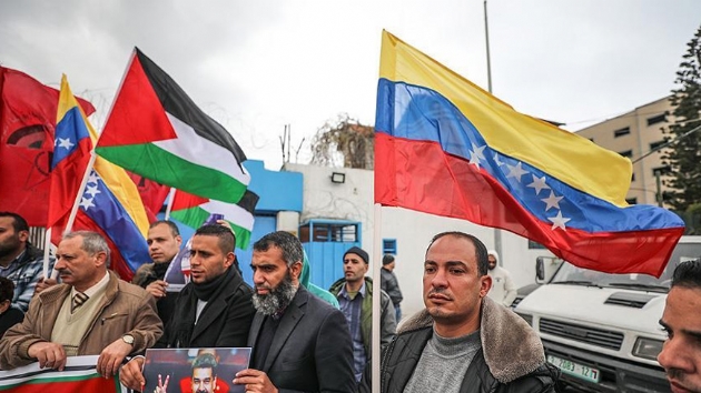 Filistin'in Maduro'ya destei Trump'n temsilcisini rahatsz etti