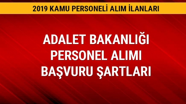 2019 Adalet Bakanl personel alm bavurular ne zaman (KPSS'li KPSS ubat ay memur alm ilanlar neler?)