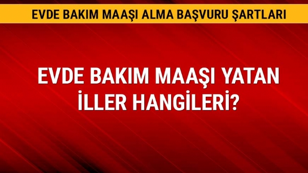 Evde bakm maa yatan iller hangileri?