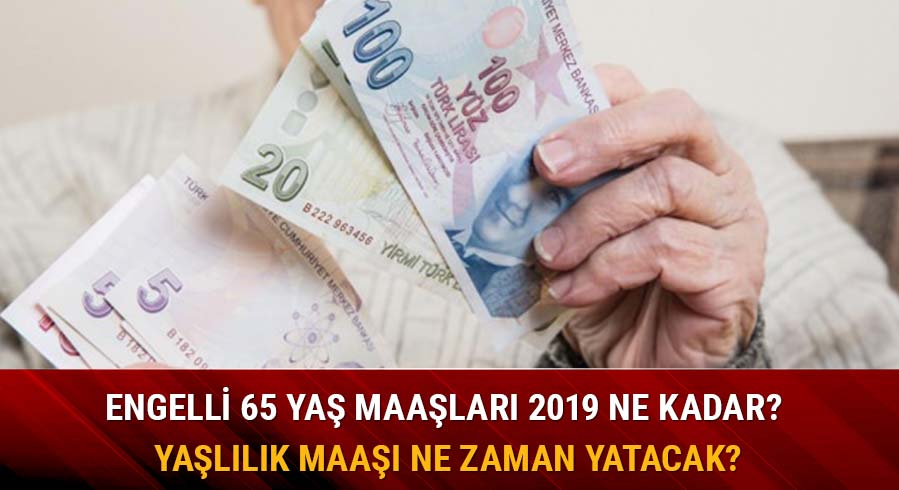 65 ya� ve engelli maa�� 2019 zam oran� ne kadar?