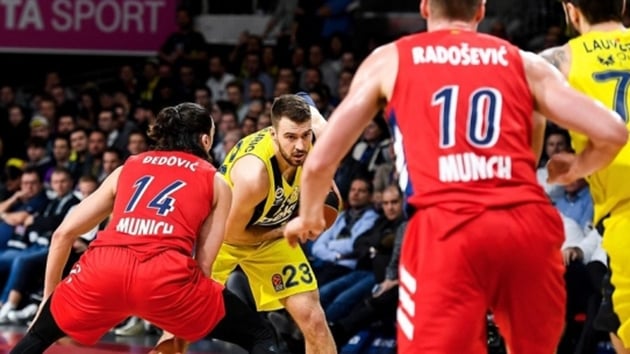 Fenerbahe Beko Mnih deplasmannda uzatmada ykld