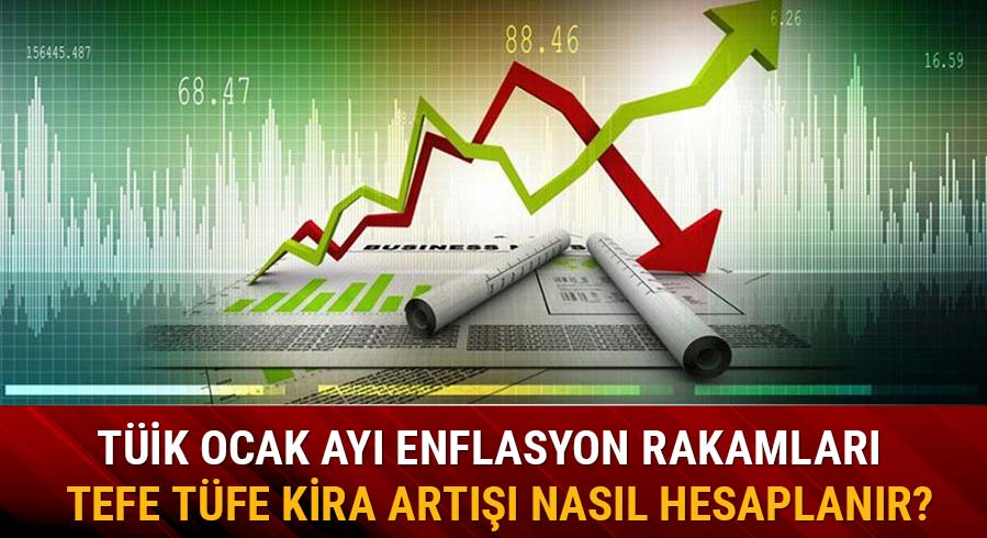 T��K Ocak ay� enflasyon rakamlar� a��kland�