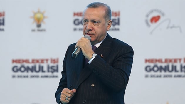Cumhurbakan Erdoan'dan Bar Mano paylam